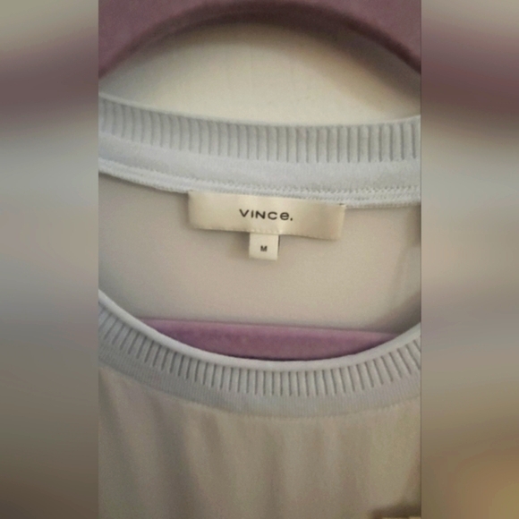 Ice Blue VINCE Blouse - Picture 2 of 6